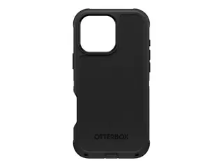 OtterBox Defender Series - Baksidedeksel for mobiltelefon MagSafe-samsvar - silikon - svart - for Apple iPhone 16 Pro Max