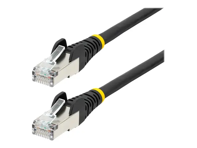 StarTech.com 2m CAT6a Ethernet Cable - Black Low Smoke Zero Haloge...