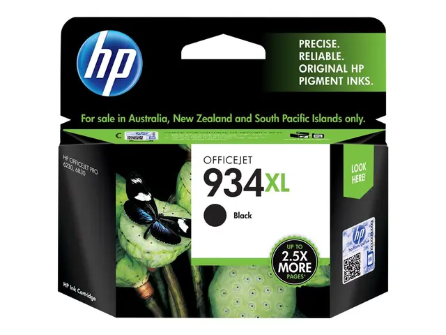 HP 934XL - Høy ytelse - svart - original - blekkpatron - for Offic...