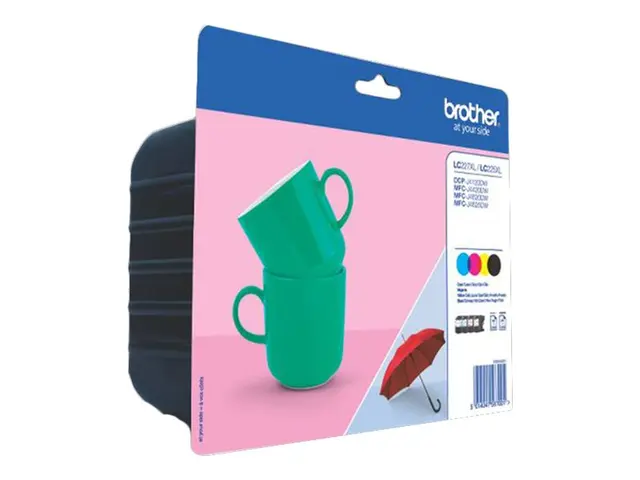 Brother LC227XLVALBP - 4-pack Høy ytelse svart, gul, cyan, magenta...