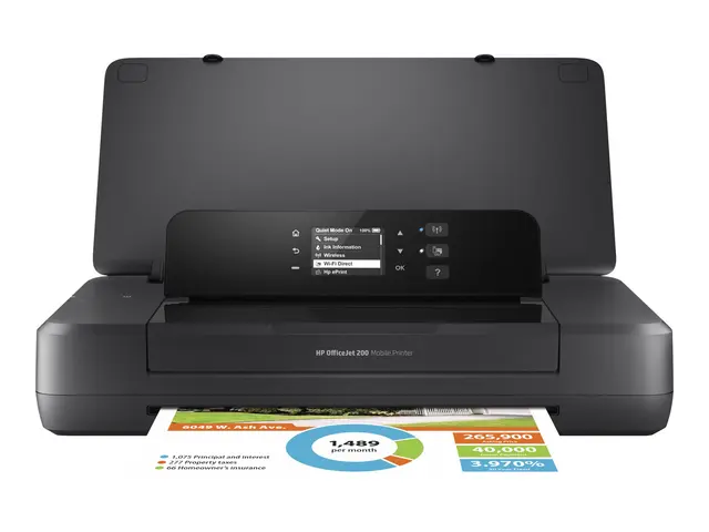 HP Officejet 200 Mobile Printer - Skriver - farge - ink-jet - A4/L...