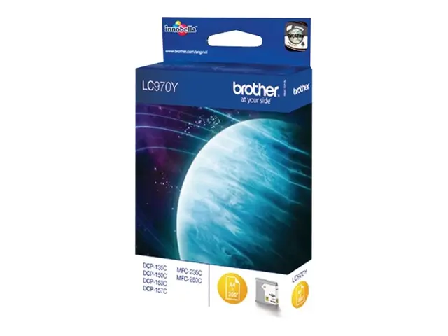 Brother LC970Y - Gul - original - blekkpatron - for Brother DCP-13...