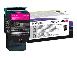 Lexmark - Høy ytelse - magenta - original tonerpatron LCCP, LRP - for Lexmark C540, C543, C544, C546, X543, X544, X546, X548