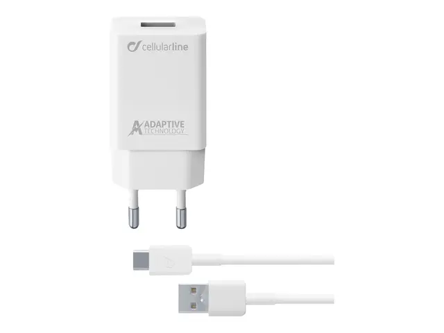 Cellular Line Adaptive Fast Charger Kit - Strømadapter - 15 watt (...
