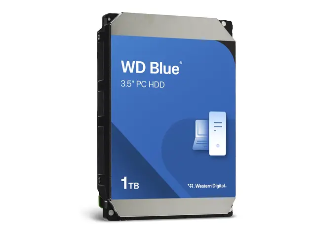 WD Blue WD10EZEX - Harddisk - 1 TB - intern - 3.5" - SATA 6Gb/s - ...