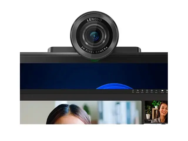 Lenovo - Nettkamera farge 2560 x 1440 2K lyd USB 2.0 MJPEG, YUY2 D...