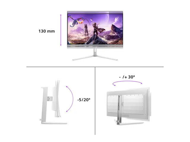 Philips Evnia 8000 32M2N8900 - OLED-skjerm gaming 32" (31.5" synli...
