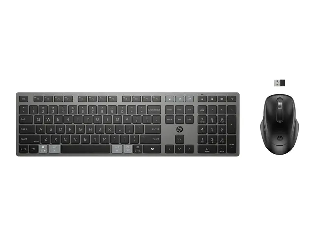 HP 725 - Tastatur- og mussett multi-enhet, oppladbar, drevet av Su...