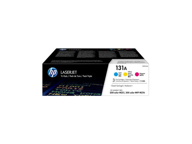 HP 131A - 3-pack - gul, cyan, magenta - original - LaserJet - tone...