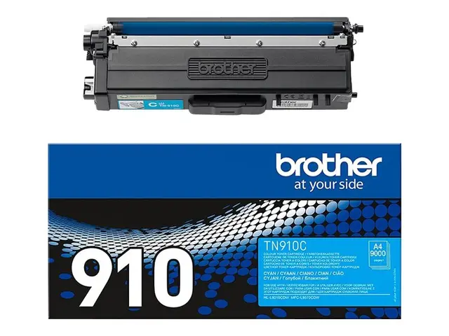 Brother TN910C - Ultra Jumbo - cyan - original - tonerpatron - for...