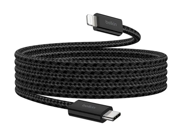 Belkin BoostCharge - Lightning-kabel USB-C hann til Lightning 1.5 ...