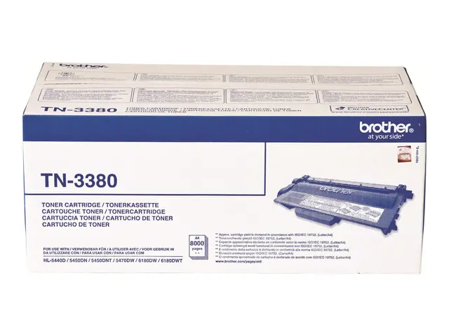 Brother TN3380 - Svart original tonerpatron for DCP-8250DN, HL-545...