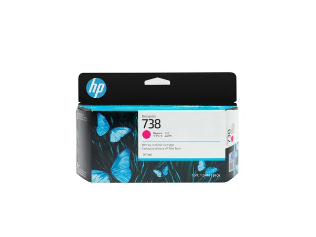 HP 738 - 130 ml magenta original DesignJet blekkpatron for T950
