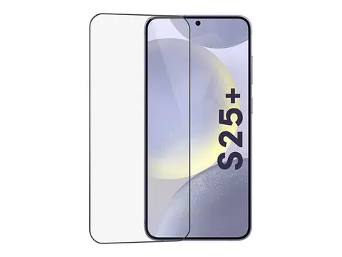 Key Besseggen - Skjermbeskyttelse for mobiltelefon kant-til-kant - glass - rammefarge svart - for Samsung Galaxy S25+