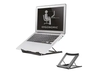 Neomounts NSLS075 - Stativ - for notebook pulverbelagt st&#229;l - svart - skjermst&#248;rrelse: 10&quot;-15&quot; - skrivebord