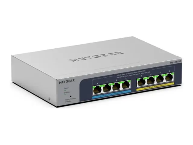 NETGEAR Smart MS108TUP - Switch L3 Lite smart 4 x 100/1000/2.5G (P...