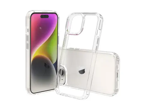Screenor - Baksidedeksel for mobiltelefon termoplast-polyuretan (TPU) - gjennomsiktig - for Apple iPhone 15
