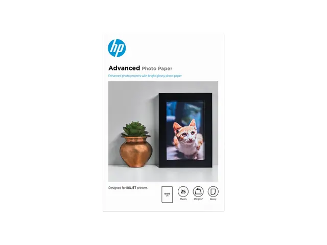 HP Advanced Glossy Photo Paper - Blank - 100 x 150 mm - 250 g/m² -...