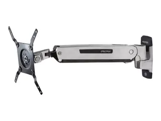 Ergotron Interactive Arm LD - Monteringssett (leddarm, VESA-adapter, veggmonteringsbrakett) Konstant kraftteknologi - for LCD-skjerm - aluminium - sort trim, polert aluminium - skjermstørrelse: inntil 42"