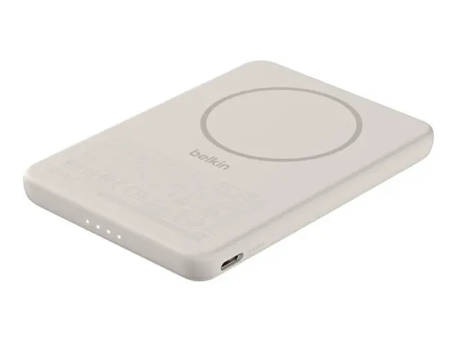Belkin BoostCharge - Strømbank - slank, magnetisk - 5000 mAh - 7.5...