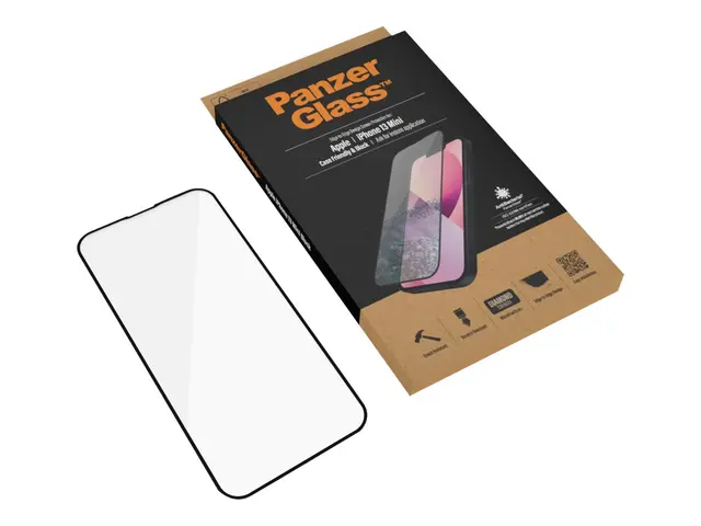 PanzerGlass - Skjermbeskyttelse for mobiltelefon - glass - rammefa...