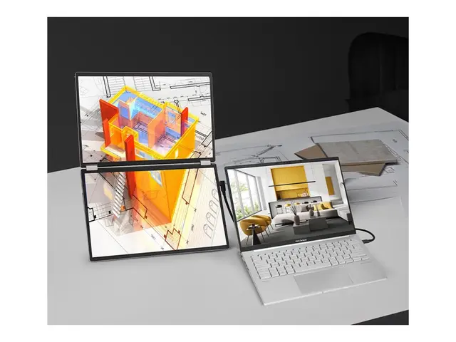 ASUS ZenScreen Duo OLED MQ149CD - Dobbel OLED-skjerm 14" portabel ...