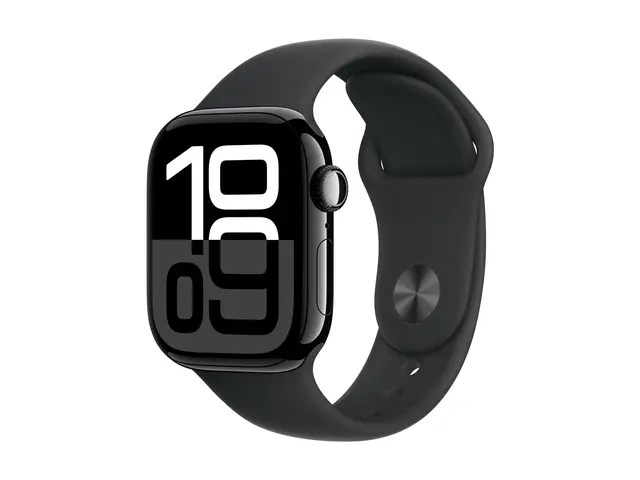 Apple Watch Series 10 (GPS) - 42 mm jet svart aluminium smartklokk...