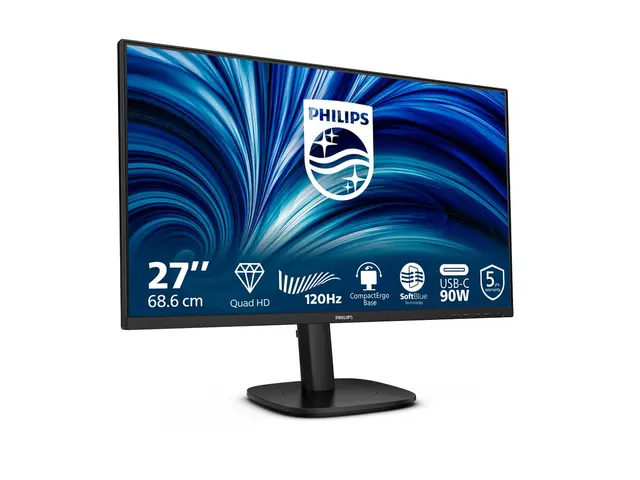 Philips 27B2U3601 - 3000 Series LED-skjerm 27" 2560 x 1440 QHD @ 1...