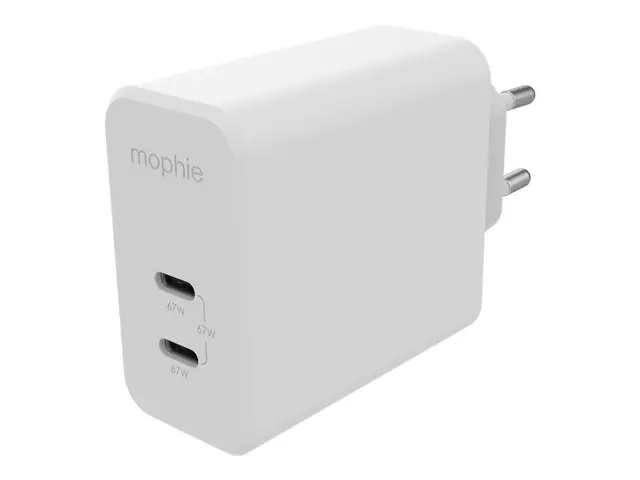mophie speedport 67 - Strømadapter watt PD, Fast Charge 2 utgangsk...