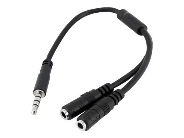 StarTech.com 4 Position to 2x 3 3.5mm Headset Splitter Adapter - H...