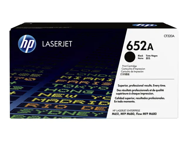 HP 652A - Svart - original - LaserJet - tonerpatron (CF320A) - for...