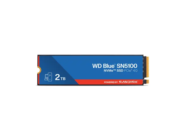 WD Blue SN5100 - SSD 2 TB intern M.2 2280 PCIe 4.0 (NVMe)