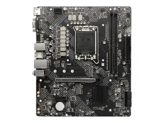 MSI PRO H610M-G DDR4 - Hovedkort micro ATX - LGA1700-sokkel - H610 Chipset - USB 3.2 Gen 1 - Gigabit LAN - innbygd grafikk (CPU kreves) - HD-lyd (8-kanalers)