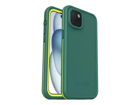OtterBox FRE - Beskyttende vanntett eske for mobiltelefon MagSafe-samsvar - TPE, polykarbonat, herdbar elastomer - furu (gr&#248;nn) - for Apple iPhone 15 Plus