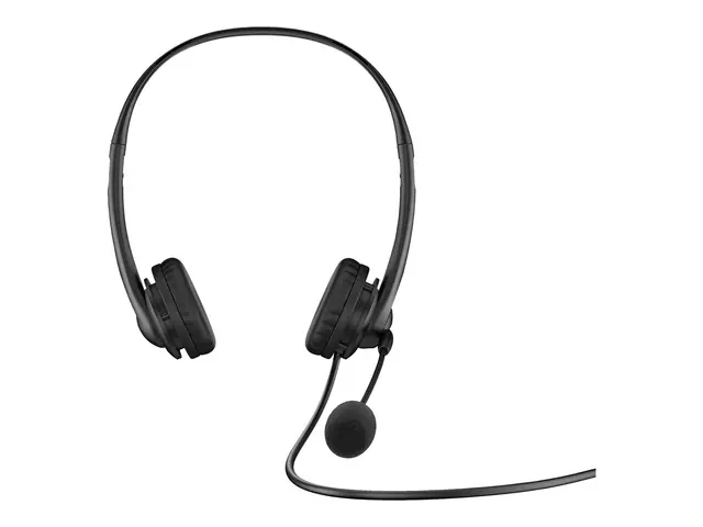 HP G2 - Hodesett on-ear kablet USB skyggesvart
