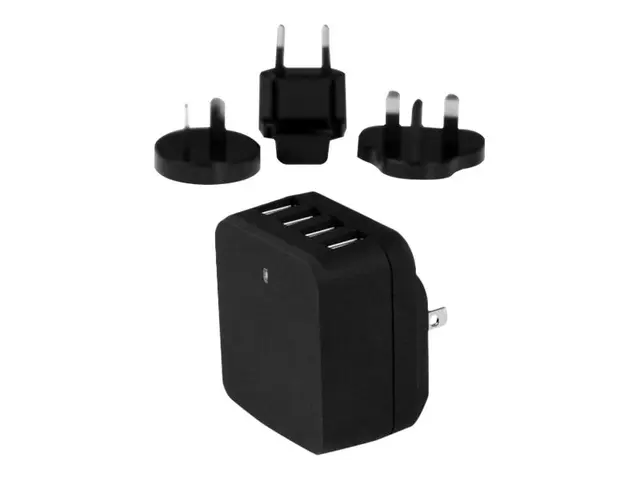 Startech 4-Port Travel USB Wall Charger - 34W/6.8A International A...