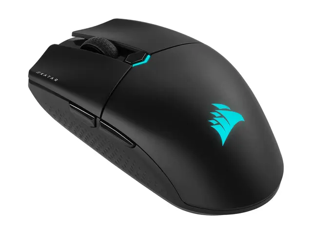 CORSAIR Gaming KATAR ELITE - Mus optisk 6 knapper trådløs, kablet ...