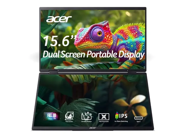 Acer PD163Qsmiuux - PD3 Series LED-skjerm 16" (15.6" synlig) porta...