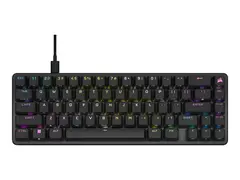 CORSAIR K65 PRO MINI RGB - Tastatur - 65 %, gaming bakgrunnsbelyst - USB - Nordisk - tastsvitsj: CORSAIR OPX RGB