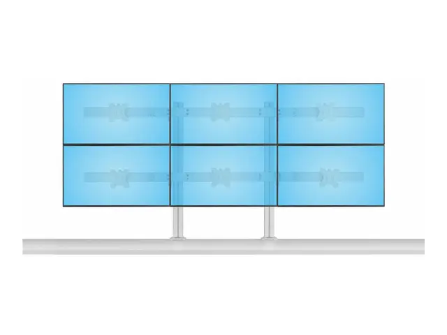 StarTech.com Six-Monitor Desk Mount w/ Crossbar, Up To 32" Screens...
