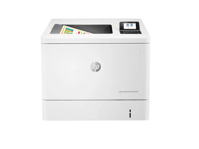HP LaserJet Enterprise M554dn - Skriver - farge - Dupleks - laser ...