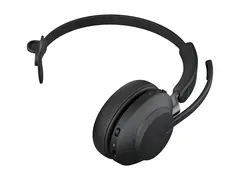 Jabra Evolve2 65 UC Mono - Hodesett - on-ear konvertibel - Bluetooth - tr&#229;dl&#248;s - USB-A - lydisolerende - svart