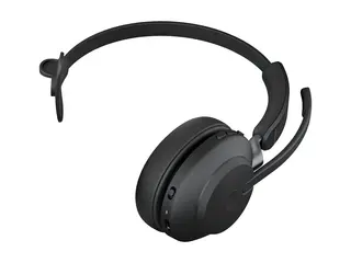 Jabra Evolve2 65 UC Mono - Hodesett - on-ear konvertibel - Bluetooth - tr&#229;dl&#248;s - USB-A - lydisolerende - svart