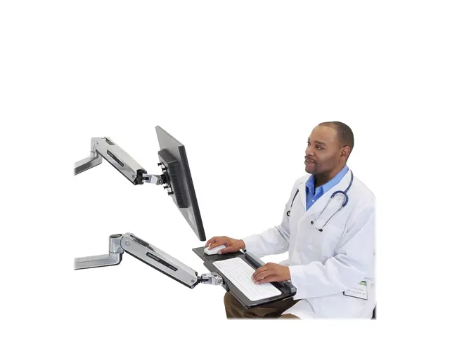 Ergotron LX - Monteringssett (sitte-stå-arm, utvidelse, sokkel, ta...