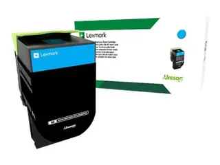 Lexmark 802SC - Cyan - original - tonerpatron LCCP, LRP for Lexmark CX310dn, CX310n, CX410de, CX410dte, CX410e, CX510de, CX510dhe, CX510dthe