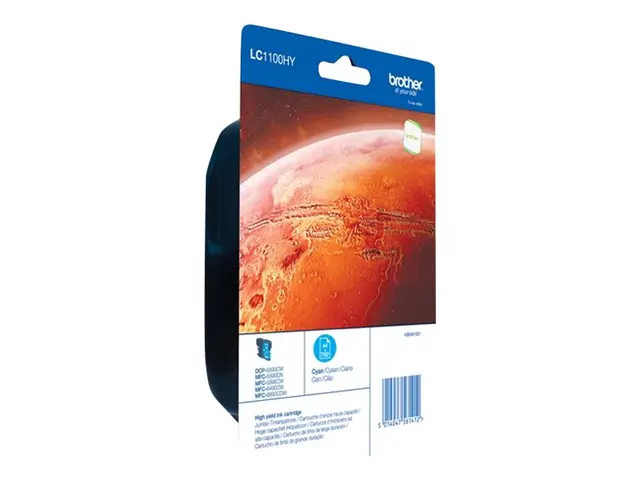 Brother LC1100HYC - Høy ytelse cyan original blekkpatron for DCP-6...