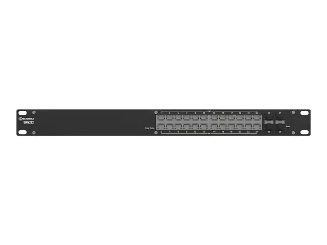 Teltonika SWM282 - Switch L2+ Styrt 24 x 10/100/1000 (PoE+) + 4 Gi...