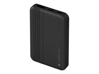 dbramante1928 re-charge - Strømbank - 5000 mAh 20 watt - Apple 2.4A, BC 1.2, PD 2.0, PD 3.0, QC 2.0, QC 3.0 - 2 utgangskontakter (24 pin USB-C, USB-type A) - på kabel: USB-C - svart