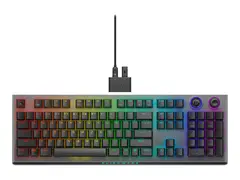 Alienware Tri-Mode AW920K - Tastatur AlienFX per n&#248;kkel RGB / 16,8 millioner farger - tr&#229;dl&#248;s - 2.4 GHz, Bluetooth 5.1, USB - QWERTY - USA - tastsvitsj: CHERRY MX Red - Dark Side of the Moon