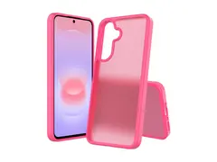 Screenor Icy - Baksidedeksel for mobiltelefon termoplast-polyuretan (TPU), akryl - klar rosa - for Samsung Galaxy A37